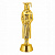 Фигура 8283 "Бакалавр женщина", золото
