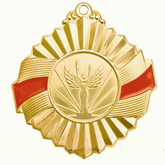 Заготовка медали MZP 08-50 золото/красный